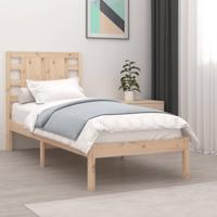 Bedframe zonder matras massief grenenhout 90x200 cm - thumbnail