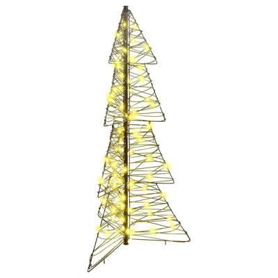 Kerstboom met 100 LED Warmwit 120 cm Rattan Kerstboom met 100 LED Warmwit 120 cm Rattan