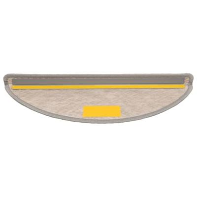 Trapmatten zelfklevend 15 st sisal-look 56x17x3cm zilverkleurig Trapmatten zelfklevend 15 st sisal-look 56x17x3cm zilverkleurig