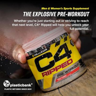 C4 Ripped 30servings Raspberry Lemonade - thumbnail