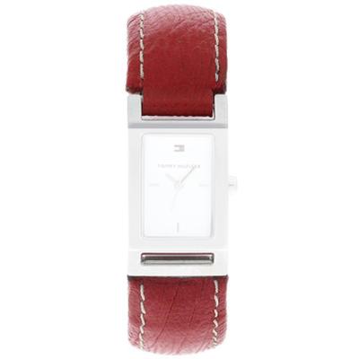 Horlogeband Tommy Hilfiger 679300818-8471503 Leder Rood 15mm