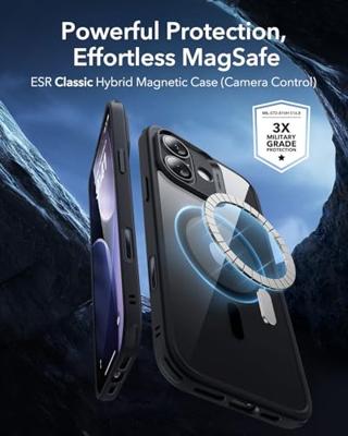 ESR Case Apple iPhone 17 Zwart, Transparant