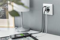 Digitus DA-70615 Stopcontact (onderbouw) Met USB Wit - thumbnail