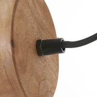 Light & Living Vloerlamp 'Imbert', donker bruin-mat zwart - thumbnail
