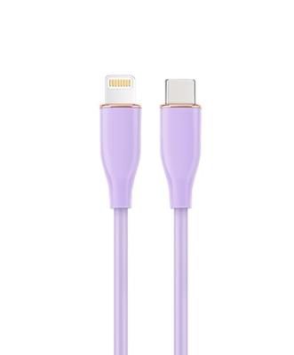 Gembird USB Type-C naar 8-Pin oplaadkabel en datakabel, 1,5 m, violet