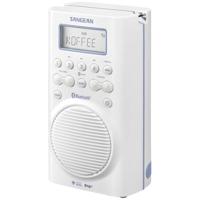 Sangean H-205D BT waterdichte douche-radio (Bluetooth, DAB+, FM RDS, waterdicht volgens JIS7) wit - thumbnail