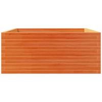 Plantenbak 110x110x49,5 cm massief grenenhout wasbruin - thumbnail