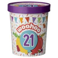 Snoepbeker Ø12x14cm - 21 jaar - thumbnail
