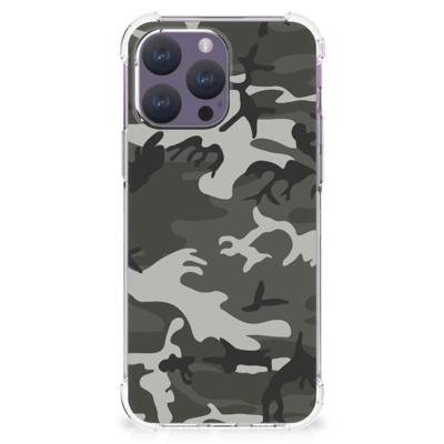 iPhone 15 Pro Max Doorzichtige Silicone Hoesje Army Light iPhone 15 Pro Max Doorzichtige Silicone Hoesje Army Light