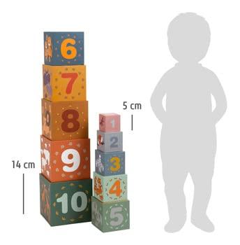 Small Foot stapelblokken karton, 10dlg.
