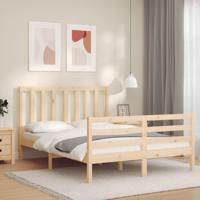 Bedframe zonder matras massief grenenhout 120x200 cm - thumbnail