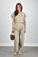 JOHNY broek Andre beige check - thumbnail