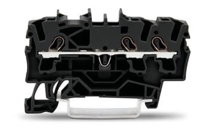 WAGO 2002-1305 Doorgangsklem 5.20 mm Spanveer Zwart 100 stuk(s)