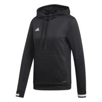 Adidas T19 Hoody Dames Zwart - thumbnail