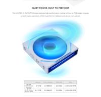 Lian Li UNI FAN SL-INF 120 Wireless , 1-pack, White, ARGB Reverse Blade PWM - thumbnail