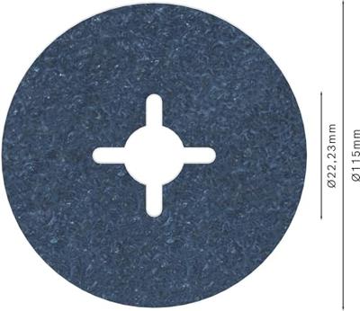 Bosch Accessories 2608607254 Fiberschijf Diameter 115 mm 1 stuk(s) Bosch Accessories 2608607254 Fiberschijf Diameter 115 mm 1 stuk(s)