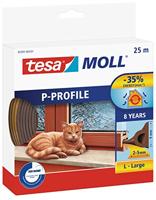 tesa P-Profil 05391-00101-02 Afdichtingstape tesamoll Bruin (l x b) 25 m x 9 mm 25 m - thumbnail