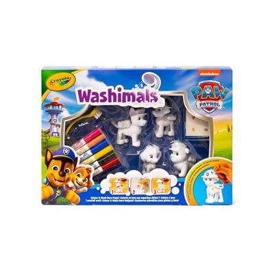 Washimals - I miei animali da colorare - CRAYOLA - 4 animali Paw Patrol - Dai 3 anni in su