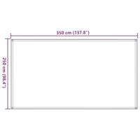 VidaXL Tenttapijt 250x350 cm antracietkleurig en wit - thumbnail
