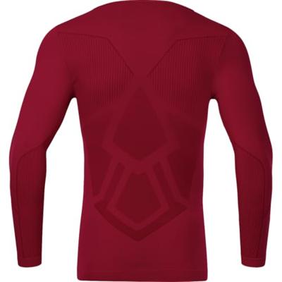 JAKO 6455 Longsleeve Comfort 2.0 - Wijnrood - S