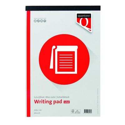 Schrijfblok Quantore A4 gelinieerd