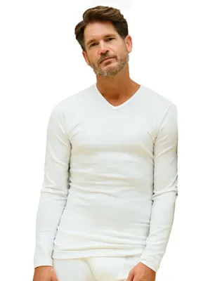 Heren thermo shirt Lange mouw V-hals - Thermisch ondergoed heren warm