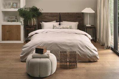 Rivièra Maison Riviera Maison Dekbedovertrek Bambu Zand 140x200/220 cm