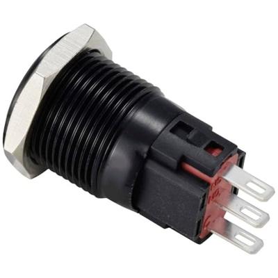 TRU COMPONENTS TC-12647500 Drukschakelaar 250 V/AC 3 A 1x uit/(aan) IP65 Continu Aluminium (geëloxeerd) 1 stuk(s)