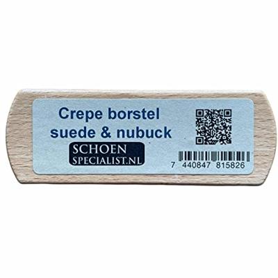 Muller and Sons Crêpeborstel natur gelakt 11CM - alle
