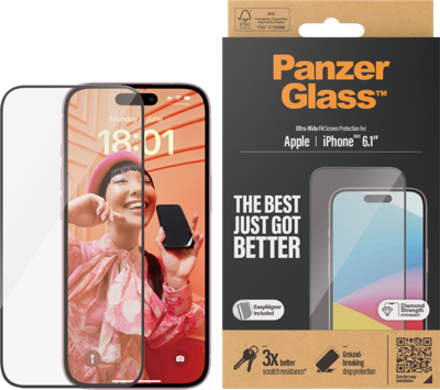 Schermbeschermer voor mobiel Panzer Glass 2809 Apple