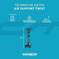 CONTEC vloerpomp "air support twist" ct hand compressor air support twist black/green - thumbnail