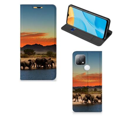 OPPO A15 | Hoesje maken | Olifanten OPPO A15 | Hoesje maken | Olifanten
