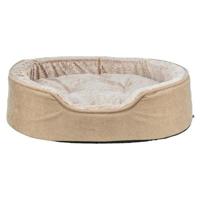 Trixie vital hondenmand lino soft ovaal beige / creme - thumbnail