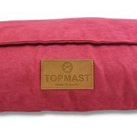 Topmast Hondenkussen - Velours Soft Serie - Fuchsia - Maat XL - 116 x 84 x 21 cm - thumbnail