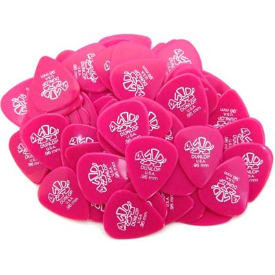 Dunlop 41R96 Delrin 500 0.96 mm 72-pack plectrumset roze Dunlop 41R96 Delrin 500 0.96 mm 72-pack plectrumset roze