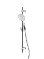 Complete Glijstangset Hotbath Mate 75,5 cm Met Handdouche Met 3 Standen En Doucheslang 150 cm - thumbnail
