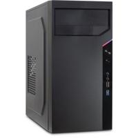 Inter-Tech it-6505 reto mini tower behuizing (zwart | 2x usb-a) - thumbnail