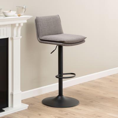 Bendt Barkruk 'Adonna' kleur Grijsbruin (zithoogte 68-89cm)