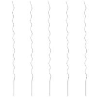 VidaXL Plantenstok spiraal 110 cm gegalvaniseerd staal 5 st - thumbnail