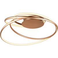 LED Plafondlamp - Trio Select Nala - 1 Lichtpunt van 57 Watt - Dimbaar - Aanpasbare Lichtkleur - IP20 - Goud - Metaal - thumbnail