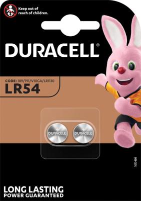 LR54 knoopcel batterijen van Duracell (2)