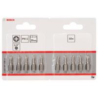 Bosch Accessoires Bit extra-hard PH 1, 25 mm 10st - 2607001509 - thumbnail