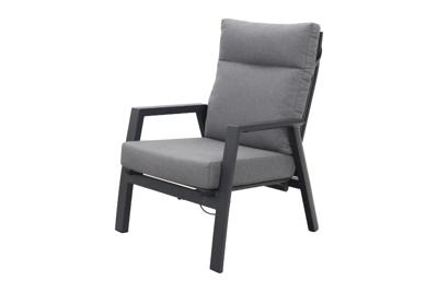 VDG Azoren loungestoel verstelbaar - Antraciet