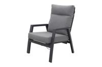 VDG Azoren loungestoel verstelbaar - Antraciet - thumbnail