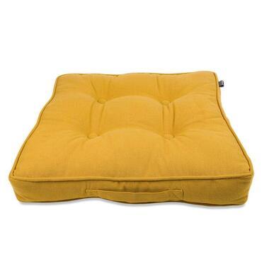 Matraskussen Tivoli - geel - 45x45x7 cm