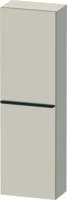 Hoge Kast Duravit D-Neo Kolomkast Wand 132 cm Linksdraaiend Mat Taupe - thumbnail