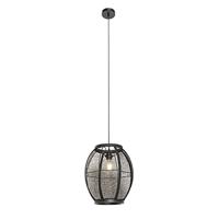 QAZQA Oosterse hanglamp zwart 35 cm - Rob - thumbnail