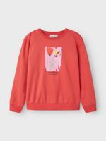 Name it zomer sweat shirt meisjes - koraal - Nkffatama - thumbnail