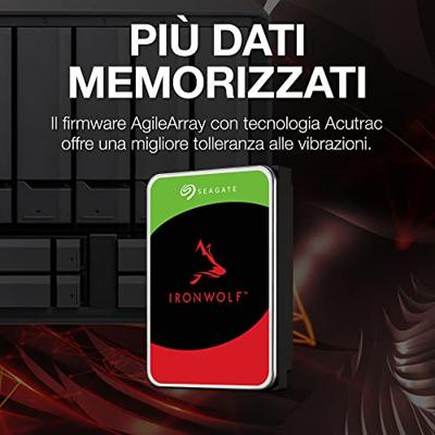 Seagate ST6000VN006 IronWolf HDD, 6 TB, 5400 RPM, 256 MB, 3.5", Serial ATA III