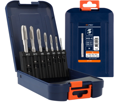 Rotec Machinetappenset HSS-G | Doorlopend | 7-dlg. | M3-M12 ABS - 900.2005